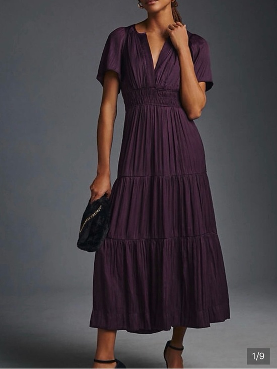 Anthropologie Dresses & Skirts - Anthropologie Somerset Silk/Satin Maxi Dress
